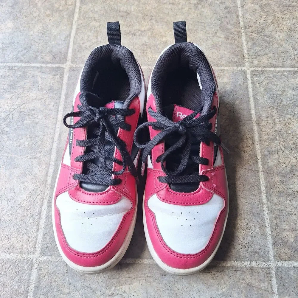 Reebok Royal Prime Step N Flash Kids Girls Sneakers Pink White Black US 13.5